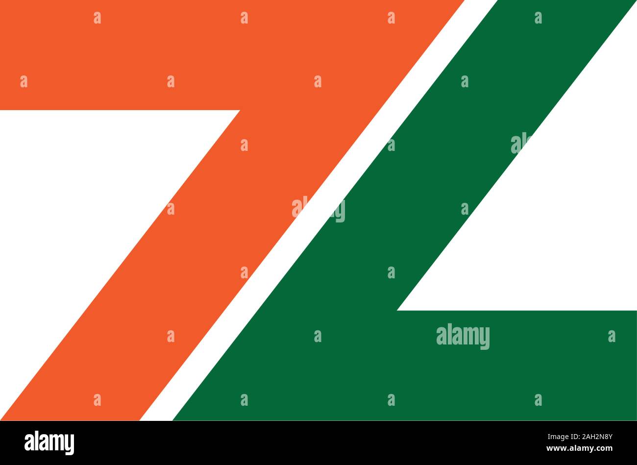 Résumé lettre z flèche vecteur conception géométrique inverse Illustration de Vecteur