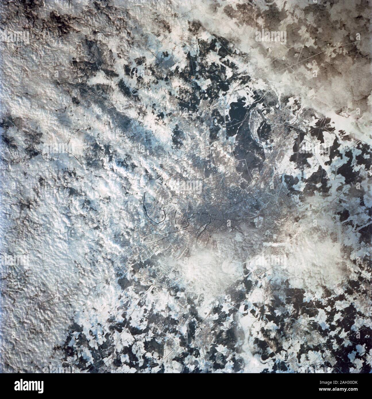 1992 - STS-42 de Moscou d'observation de la Terre prises à bord de Discovery, OV-103 Banque D'Images