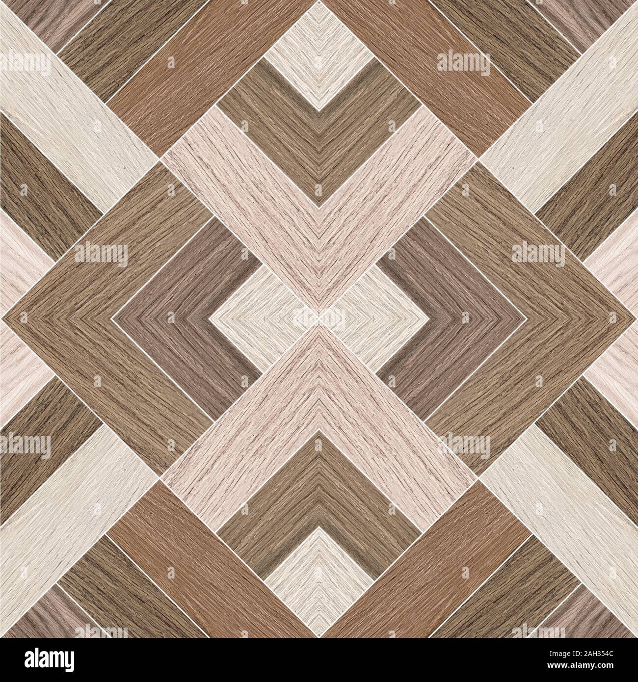 Des formes géométriques en bois, tuiles, carreaux de sol en bois Banque D'Images