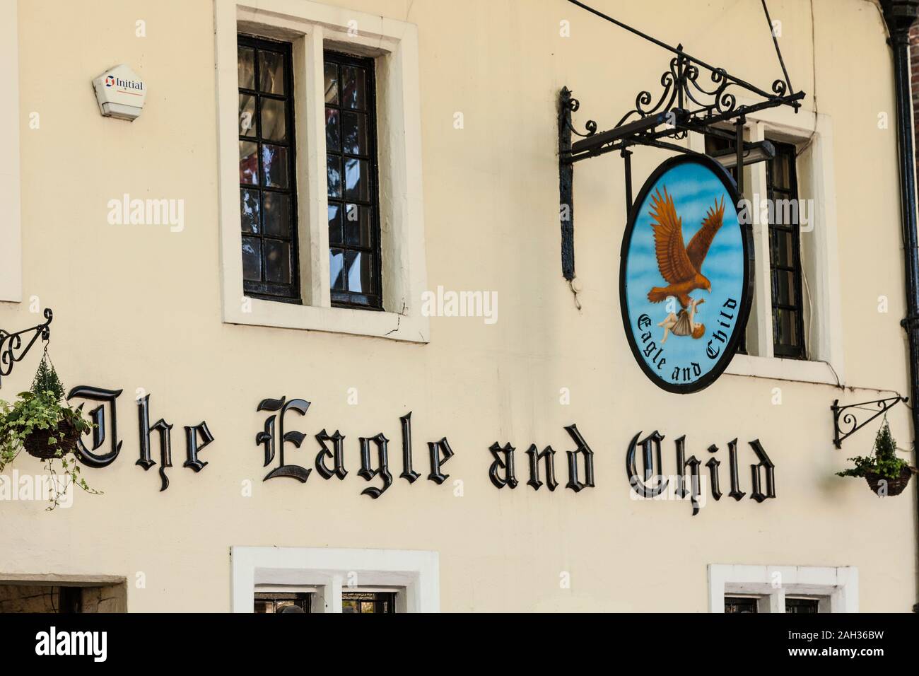 L'aigle et l'enfant public house, sur Saint Giles Street, Oxford. Le lieu de rencontre "Le groupe littéraire des Inklings, dont J. R. Tolkien et C. Banque D'Images