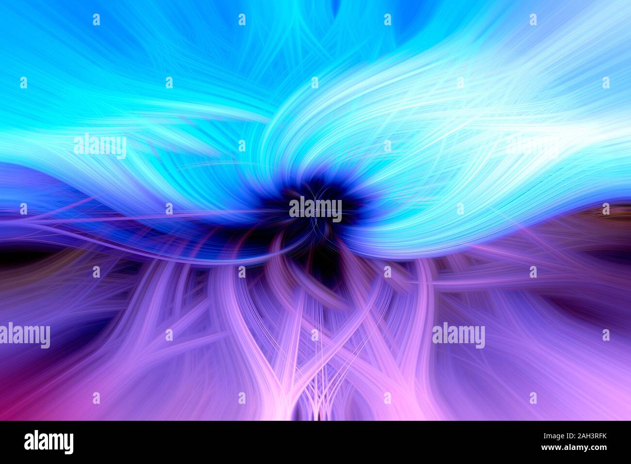 Résumé de la conception lumière bleu fibres torsadées Banque D'Images