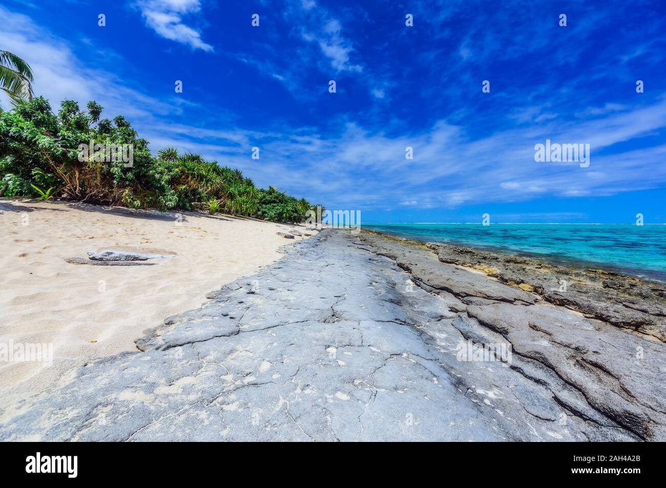 Vanuatu, l'île de mystère, de la plage, du Pacifique sud Banque D'Images