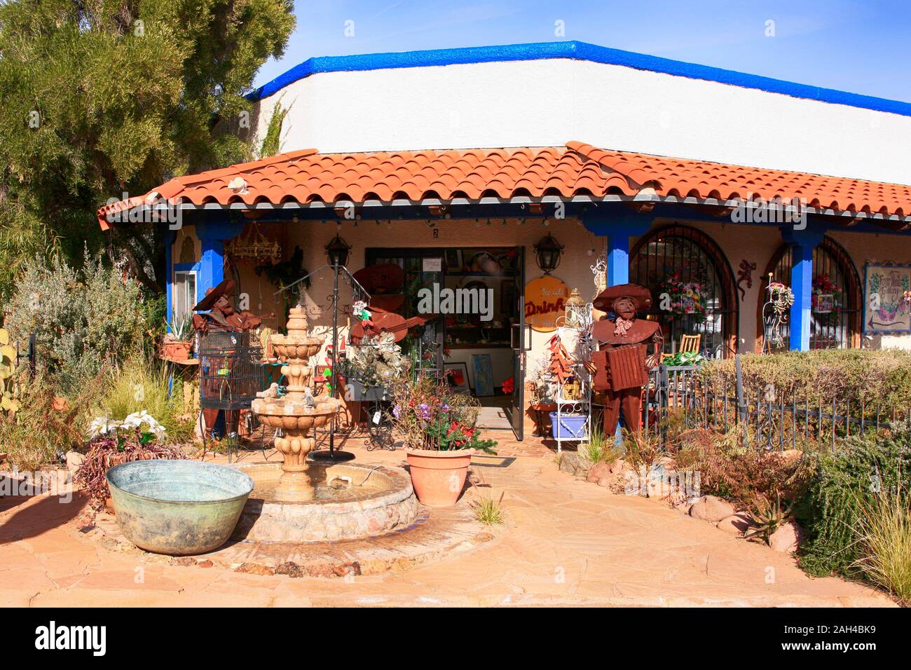 Quatre Vents Galerie sur Camino Otero dans Tubac, Arizona Banque D'Images