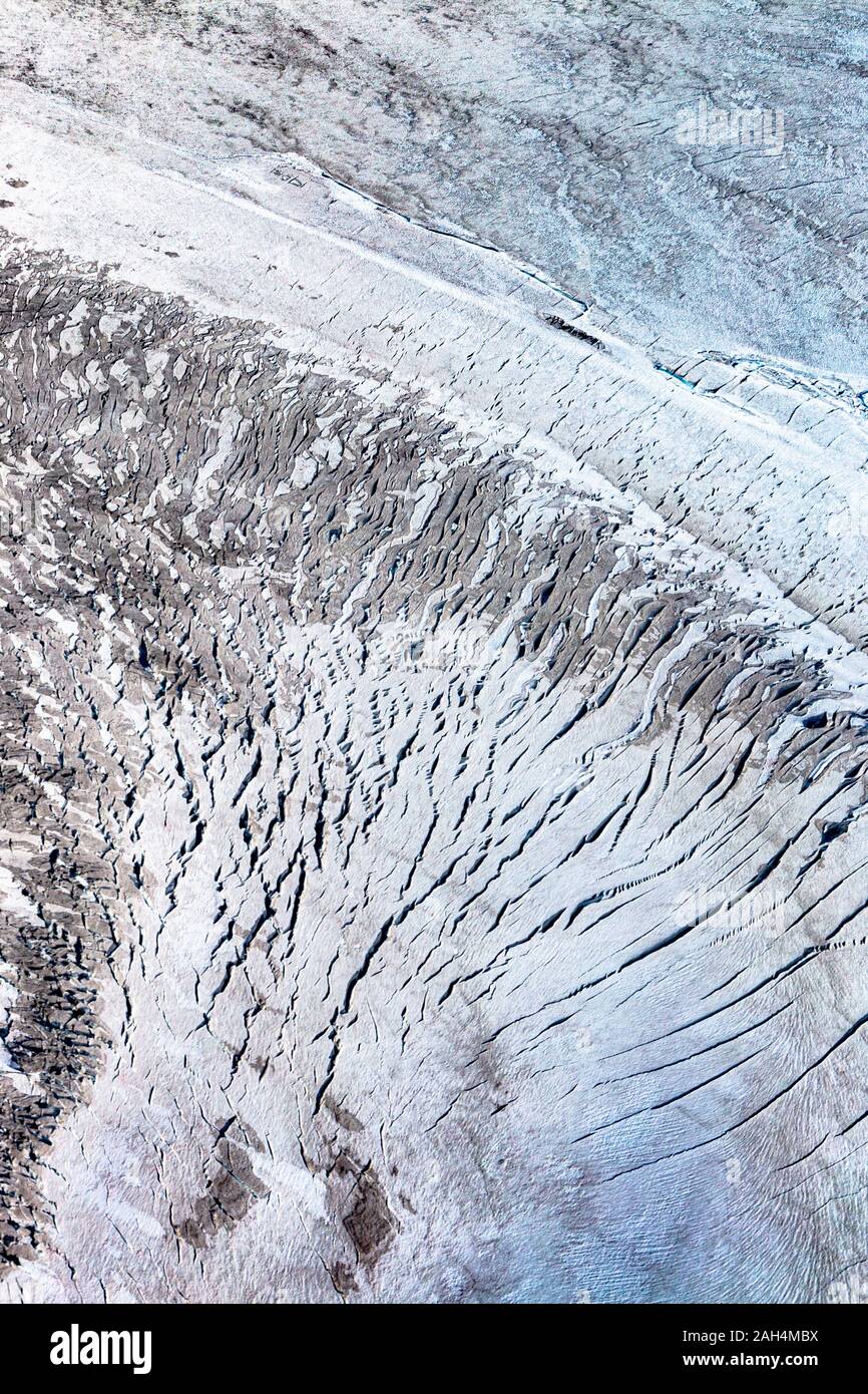 Ruth glacier de l'air Banque D'Images