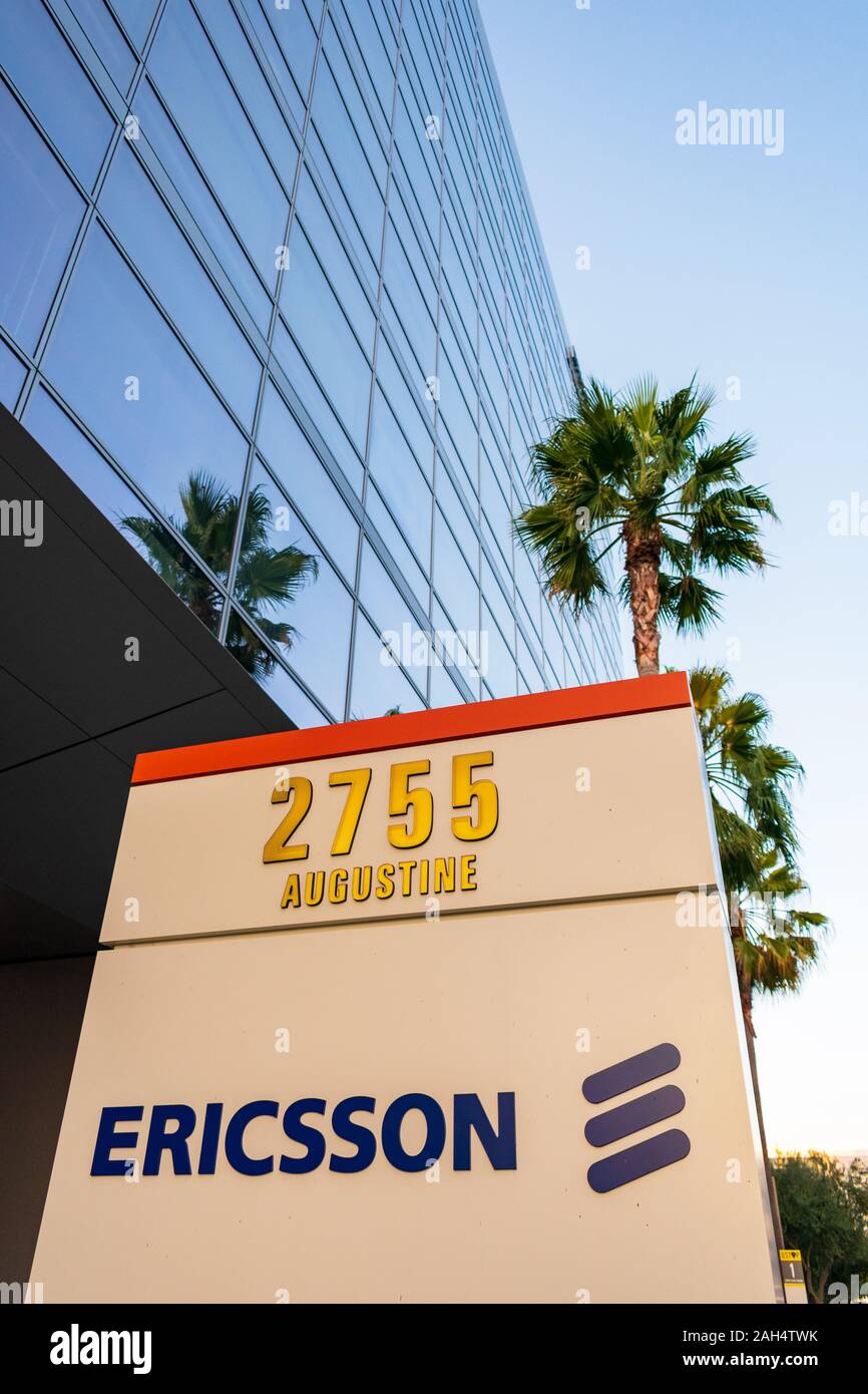 Ericsson, de réseaux et de télécommunications suédois est une compagnie de la Silicon Valley - Santa Clara, Californie, USA - Circa 2019 Banque D'Images
