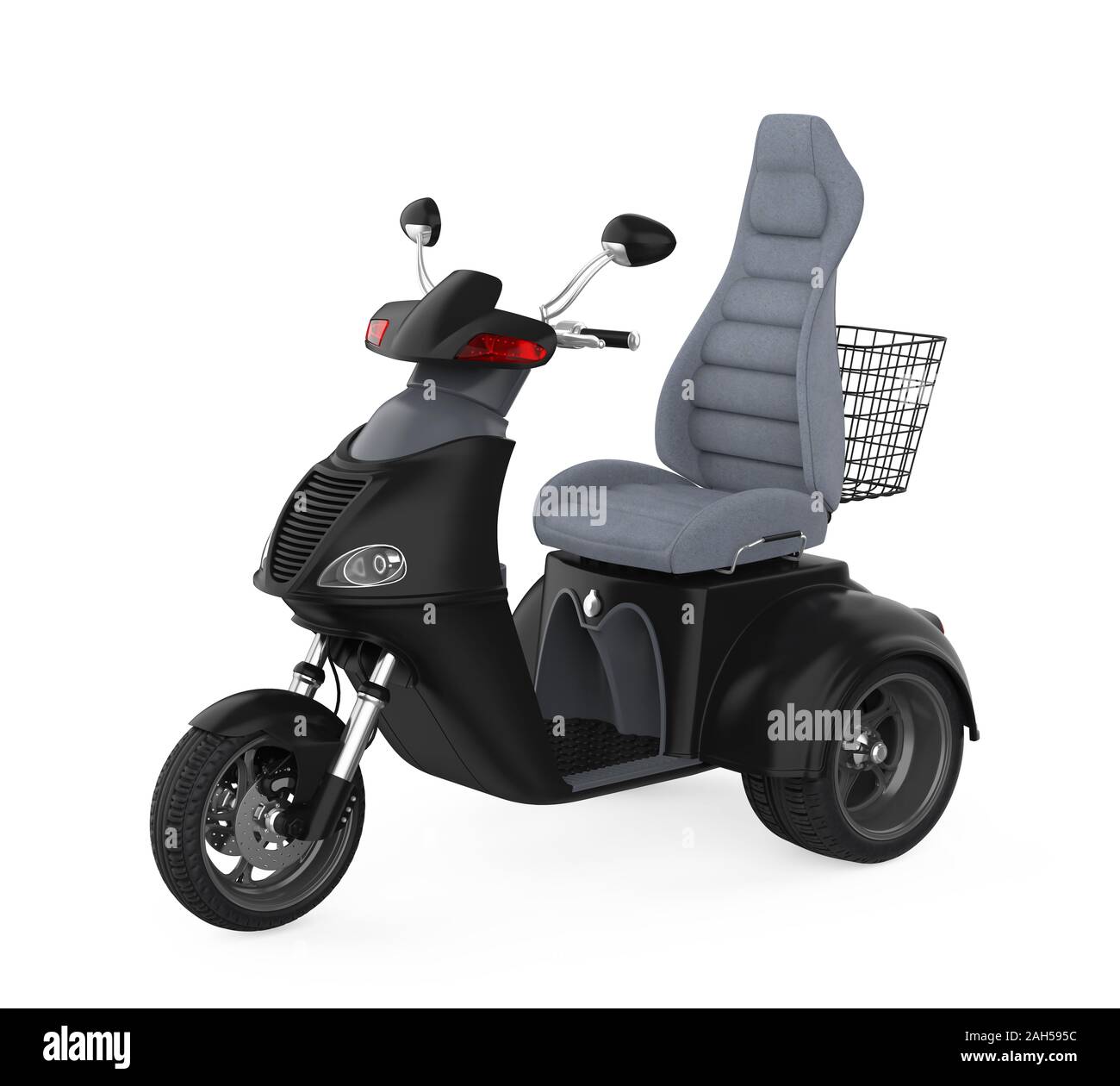 Scooter de mobilité Isolated Banque D'Images