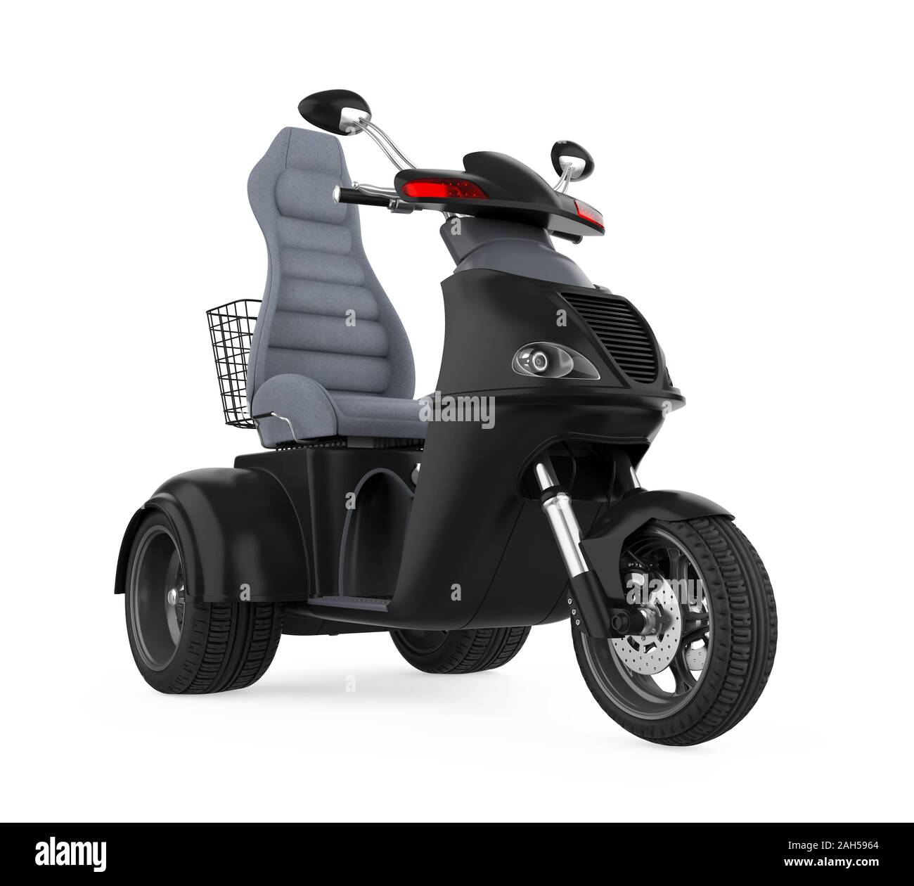 Scooter de mobilité Isolated Banque D'Images