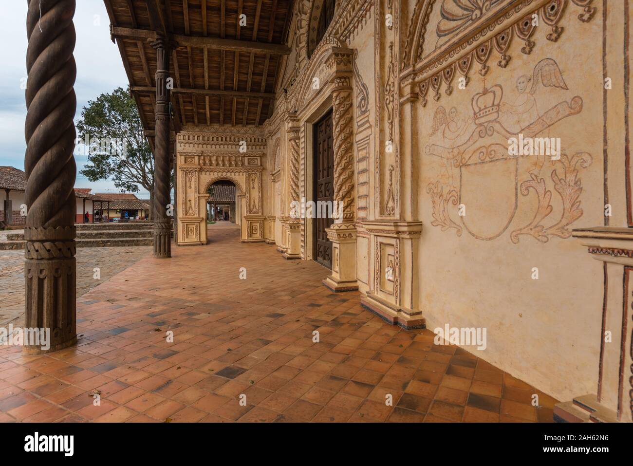 Templo jésuite ou Eglise de San Javier ou Mission jésuite de San Xavier, circuit jésuite, Patrimoine mondial de l'UNESCO, basses-terres de l'Estartern, Bolivie, Amérique latine Banque D'Images