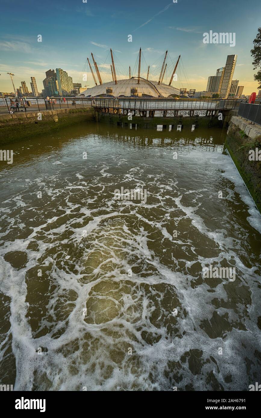 East India Dock basin Banque D'Images