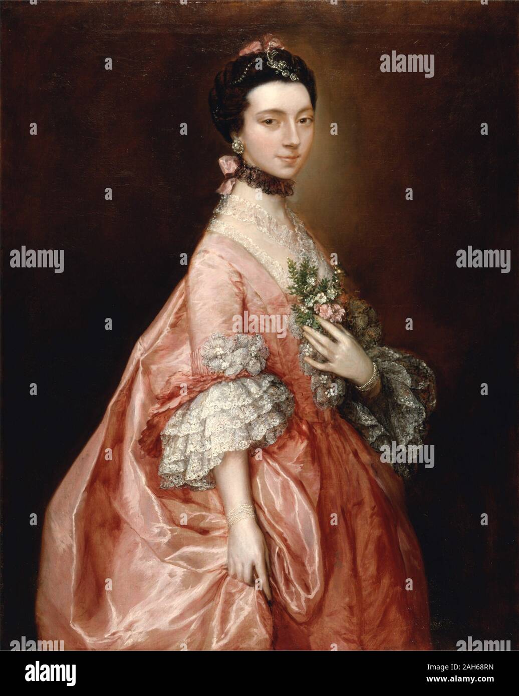 Marie petit, plus tard Dame Carr de Thomas Gainsborough Banque D'Images