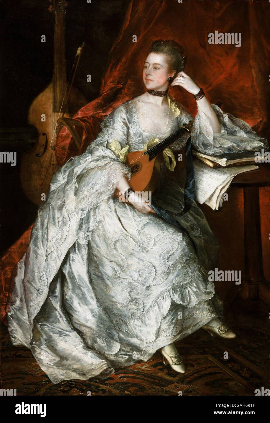 Ann Ford (plus tard Mme Philip Thicknesse, 1760) de Thomas Gainsborough Banque D'Images