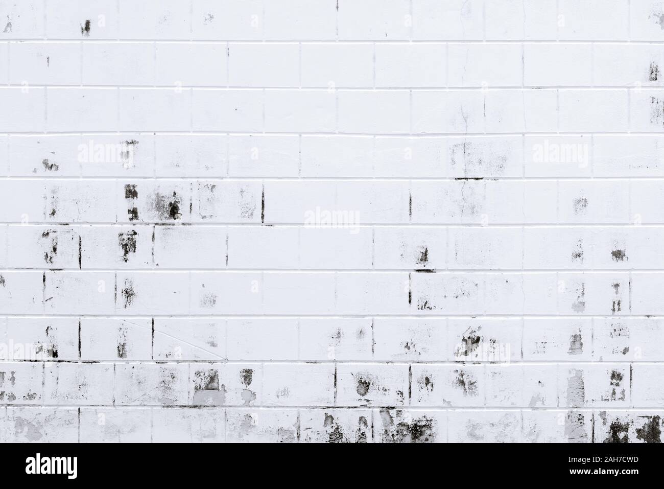 White brick wall texture background avec l'espace pour le texte. Vieux mur en brique blanche avec de la peinture. Vieux Mur de brique vide. Accueil l'aménagement intérieur et extérieur Banque D'Images