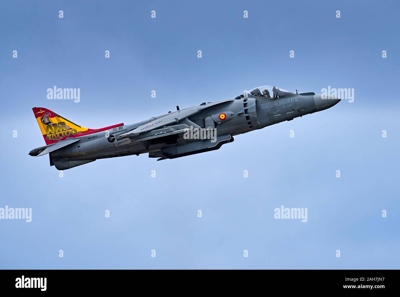 La Marine espagnole EAV-8B Harrier II Plus Banque D'Images