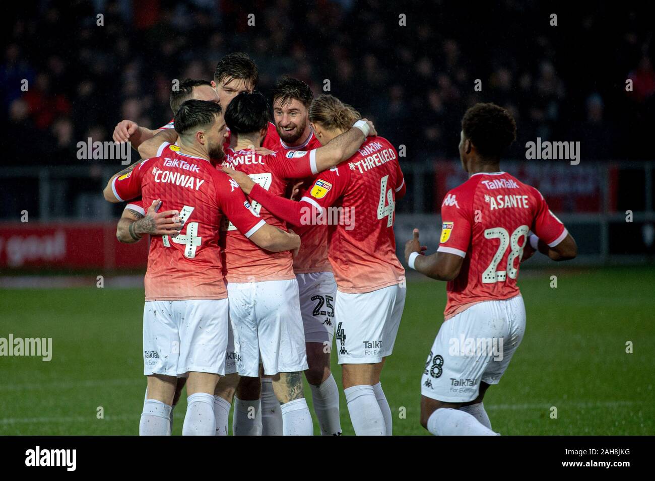 Salford city vs crewe alexandra Banque de photographies et d’images à