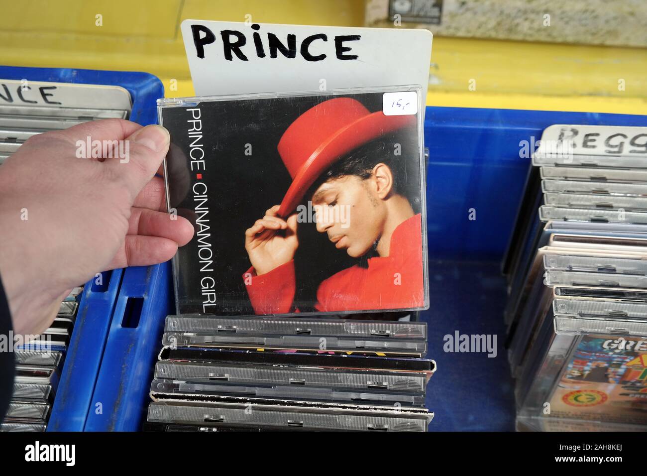 UK CD single : Prince - Fille de cannelle Banque D'Images