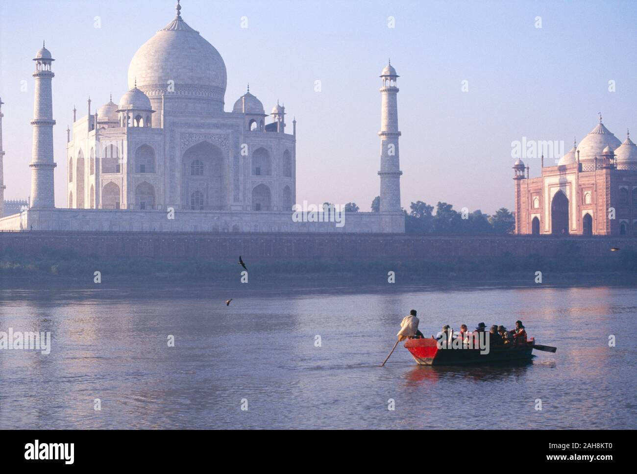 L'Inde. L'Uttar Pradesh. L'Agra. Taj Mahal. Banque D'Images