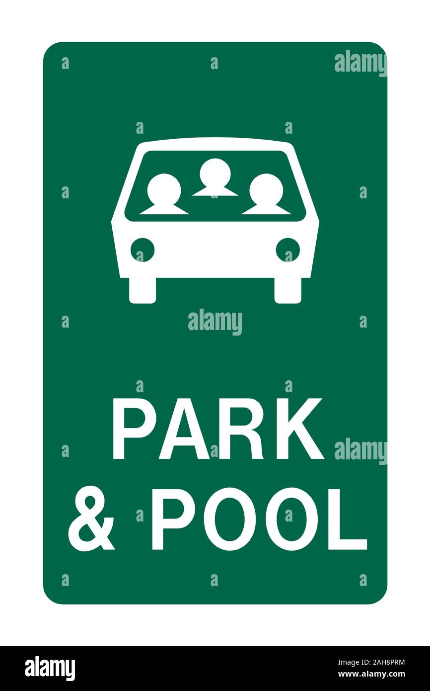 Parc Eng Sign Car park exit sign Banque d'images détourées - Alamy