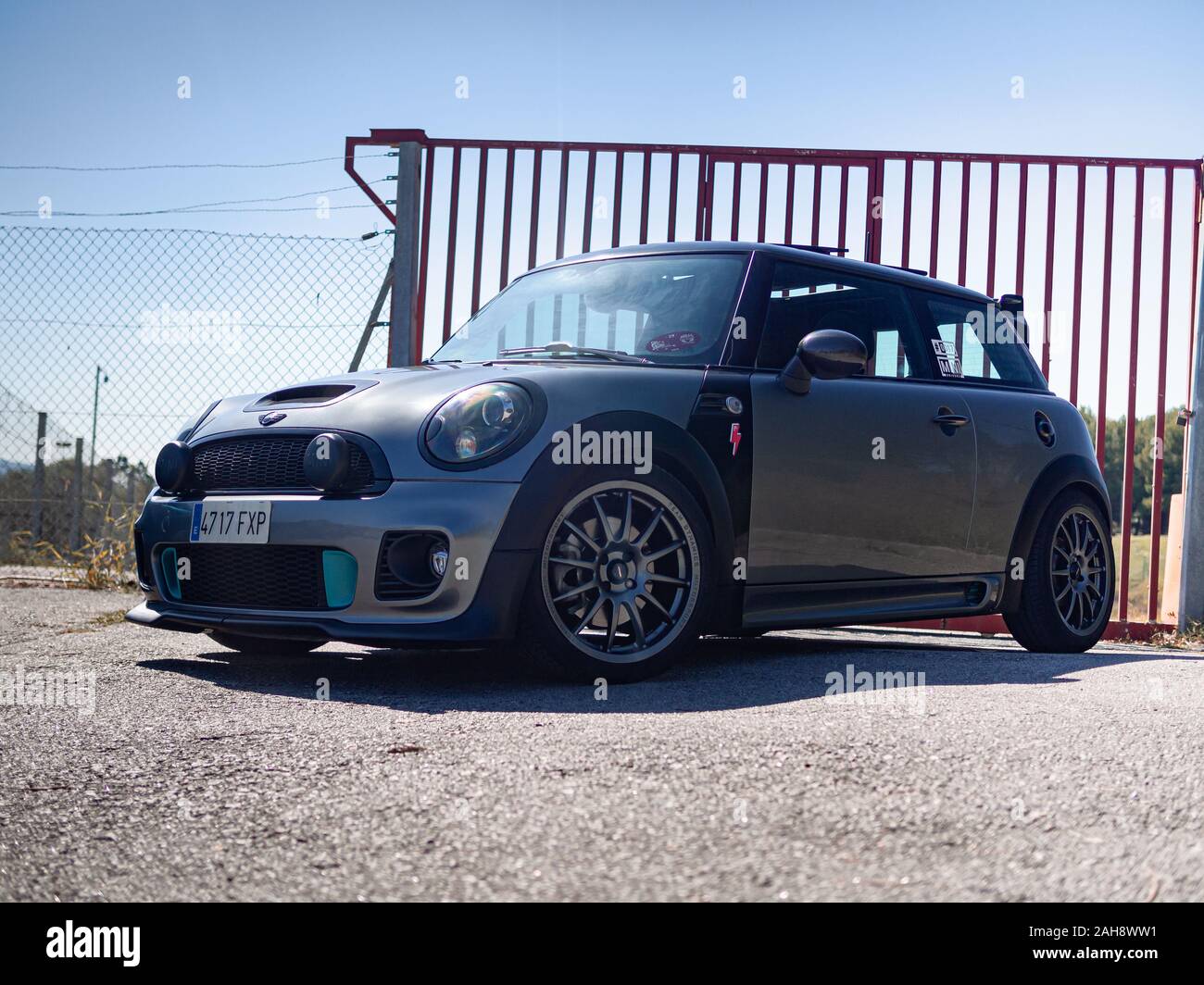 MONTMELO, ESPAGNE-29 septembre 2019 : 2006-2010 Mini Hatch S (aka Mini Cooper S, Mini One S, ou tout simplement le Mini-S) Deuxième génération (R56/57) Banque D'Images
