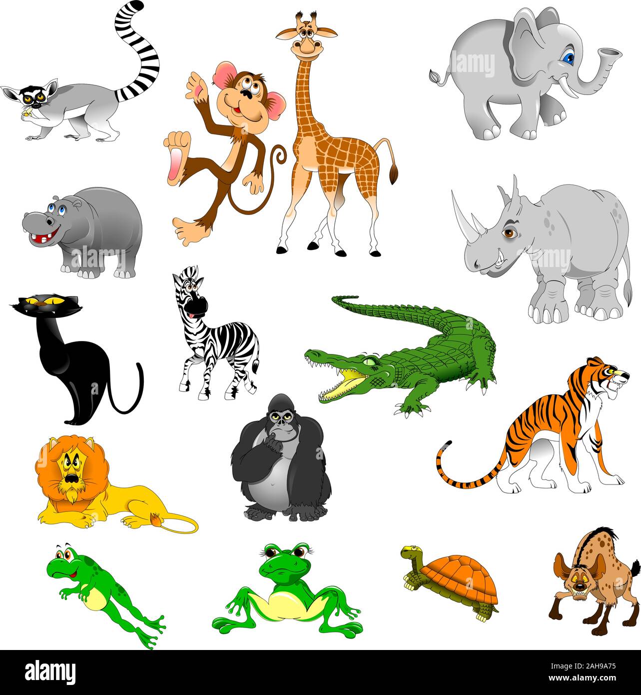 zoo animaux Illustration de Vecteur