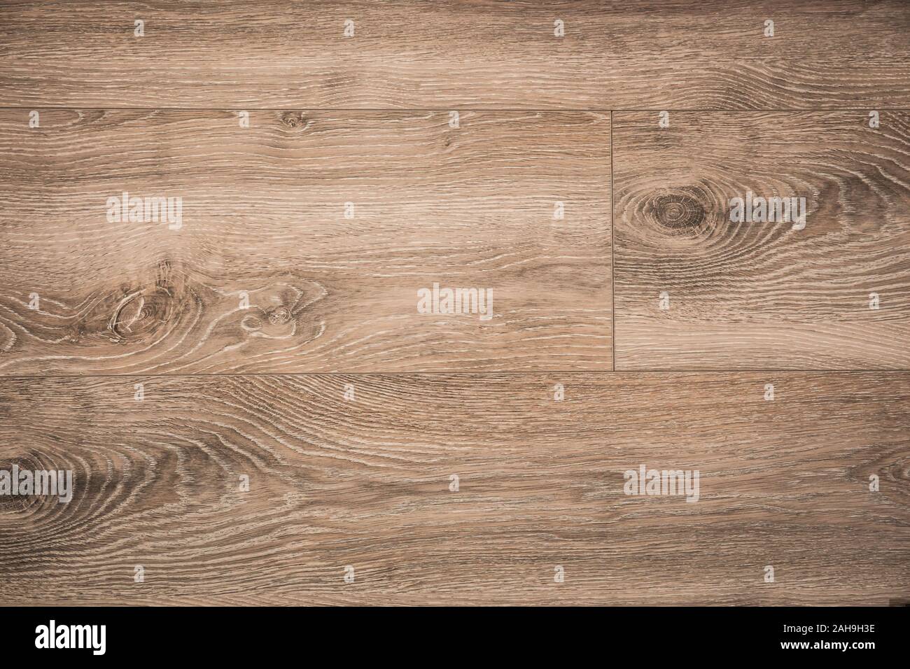 Plancher en bois Vintage détail arrière-plan avec effet filtré. L'orientation horizontale, noeuds dans le bois. Banque D'Images