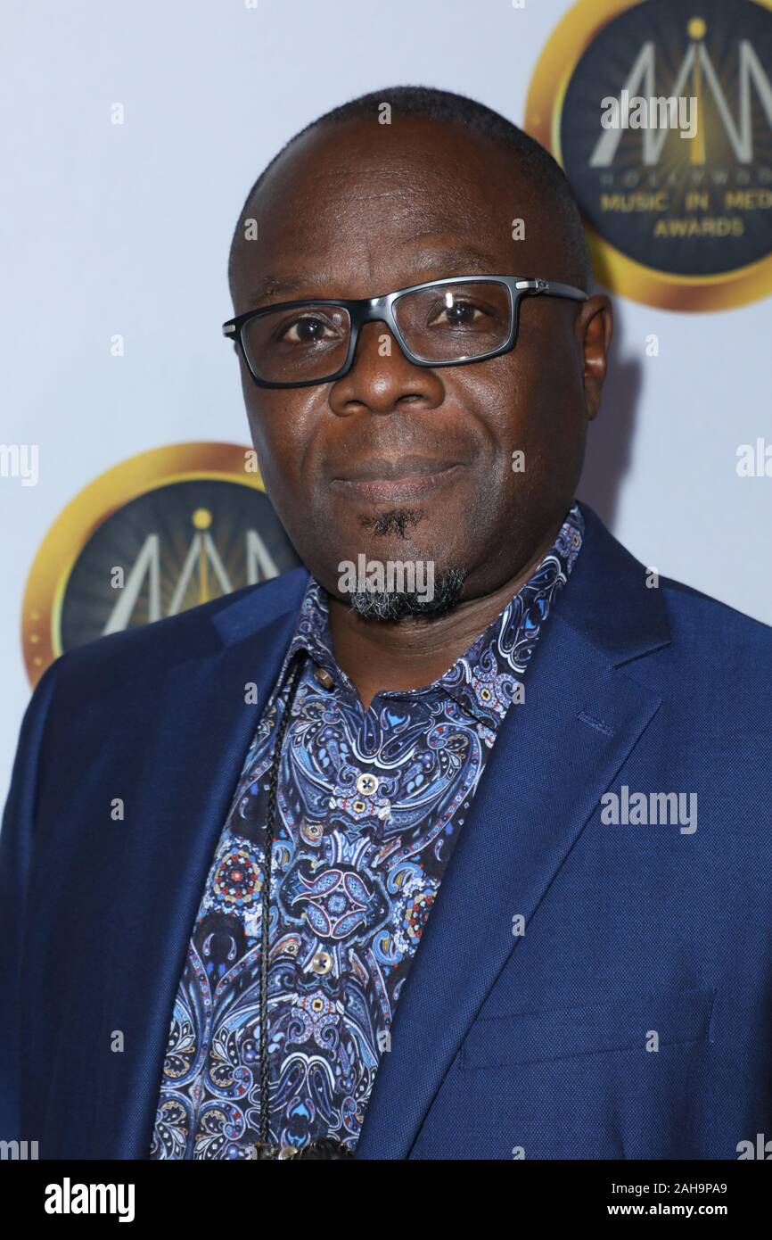 10e édition de la musique dans Hollywood Media Awards (HMMA) à l'Avalon Hollywood à Los Angeles, Californie le 20 novembre 2019. Le Hollywood Music de Media Prix rend hommage à la musique de tous les genres, de la musique du film, de la télévision, jeux vidéos, publicités et bandes-annonces. En vedette : Où Sanctif : Los Angeles, California, United States Quand : 21 Nov 2019 Credit : Sheri Determan/WENN.com Banque D'Images