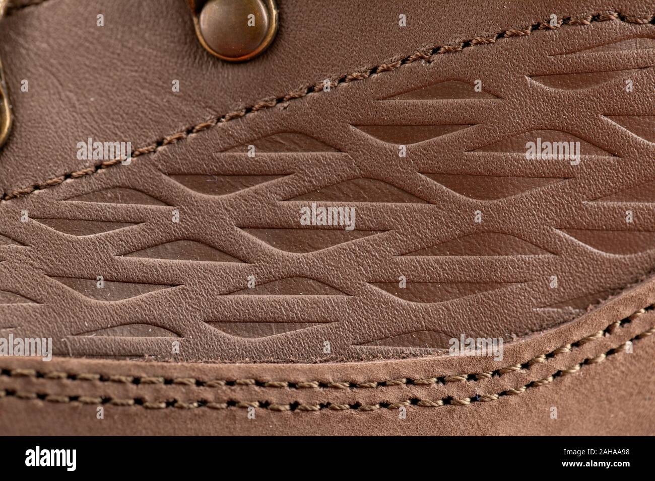 Texture velours gaufré. close-up d'un produit en cuir. Ou d'artisanat du cuir  maroquinerie Photo Stock - Alamy