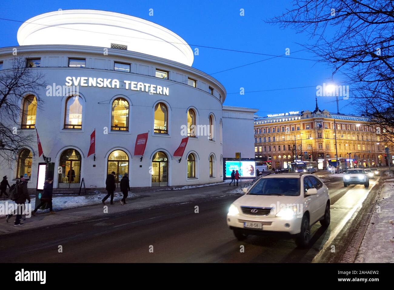 01.03.2018, Helsinki, Finlande , - le théâtre Suédois. 00S180301D235CAROEX.JPG [communiqué de modèle : Non, des biens : non (c) caro images / Sorge, http : Banque D'Images