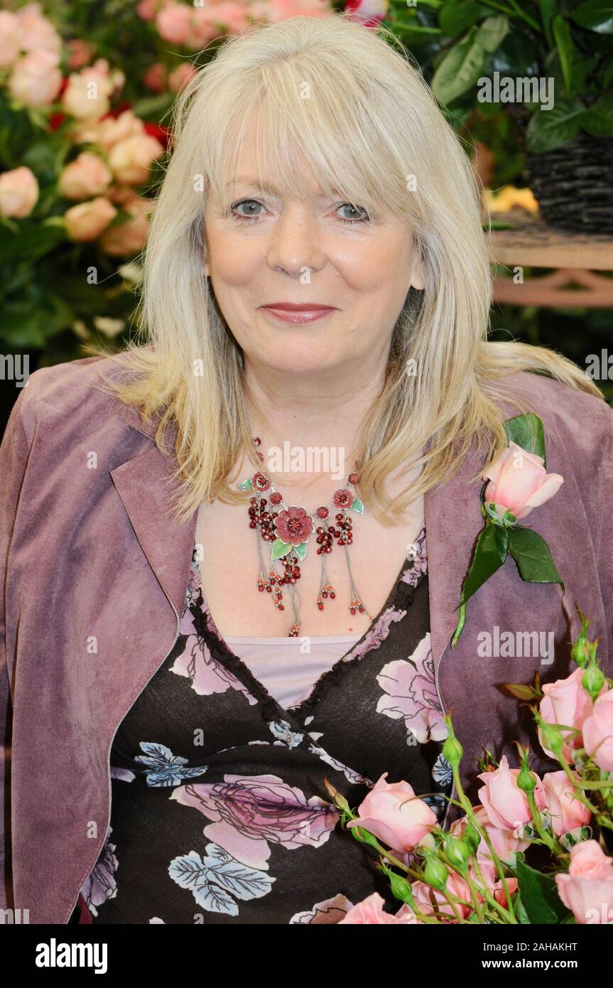 Alison Steadman. RHS Chelsea Flower Show, Chelsea, Londres. UK Banque D'Images