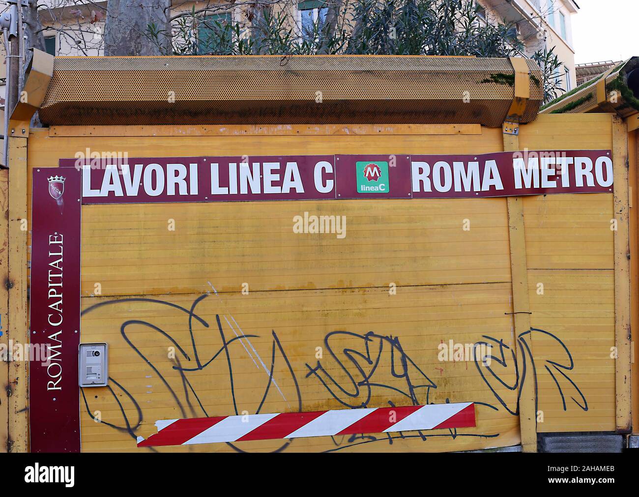 ROMA - METRO C Banque D'Images