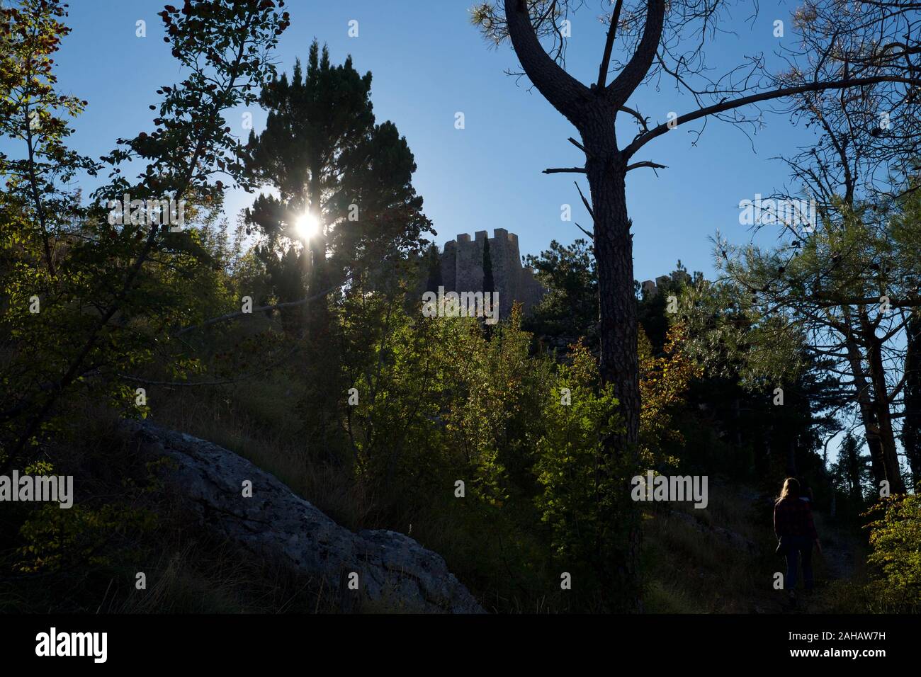 Forteresse de Blagaj près de Mostar, en Bosnie, à l'automne Banque D'Images