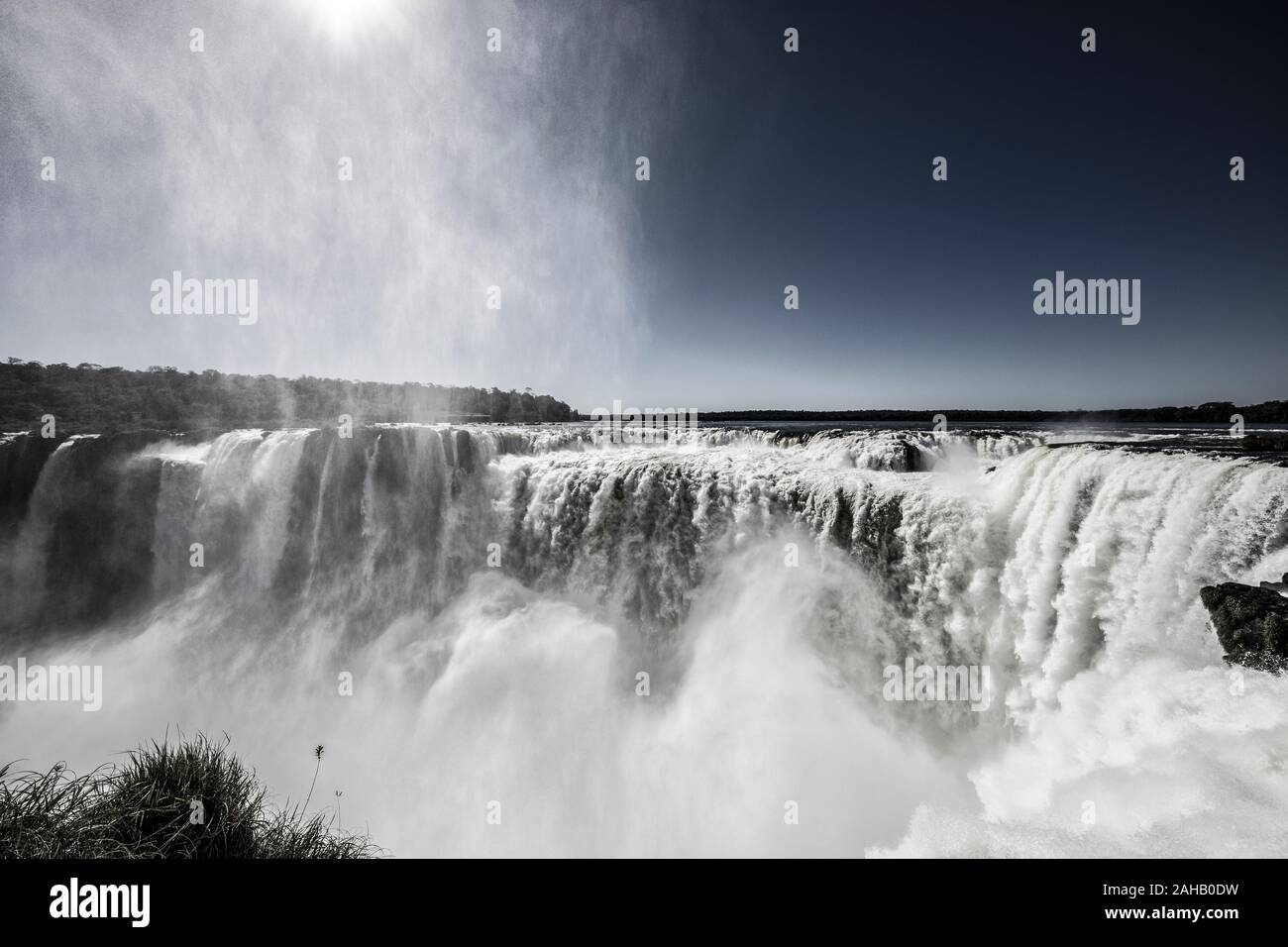 Foz do Iguaçu, Brésil / Argentine - démons de la gorge Banque D'Images