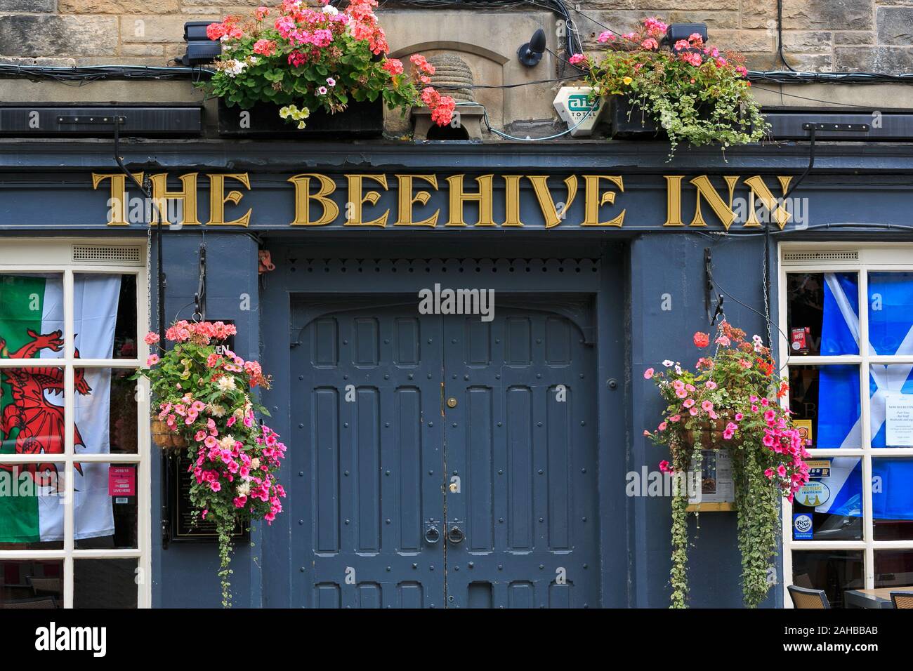 Le Beehive Inn, rue Grassmarket, Édimbourg, Écosse, Royaume-Uni Banque D'Images