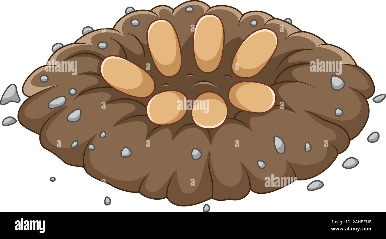 Oeuf de dinosaure Cartoon Illustration de Vecteur