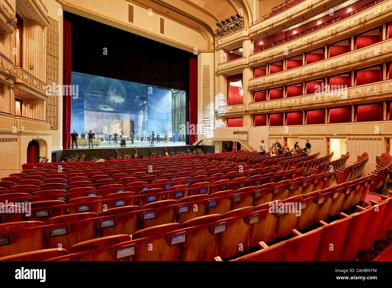 L'Opéra national de Vienne (Wiener Staatsoper)- Vienne Autriche Banque D'Images