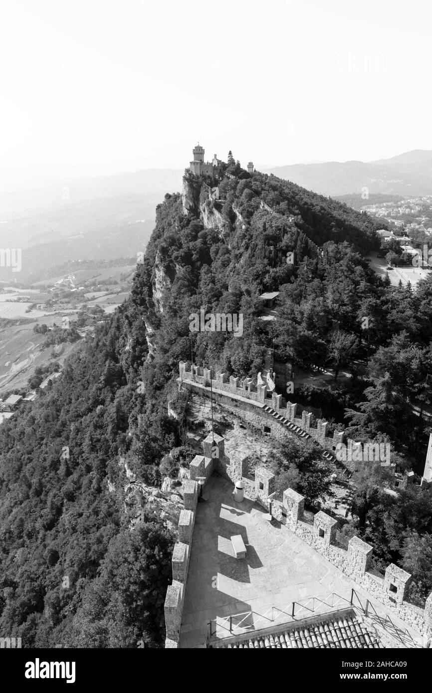 Saint-marin deuxième tour : La Cesta ou Fratta Banque D'Images