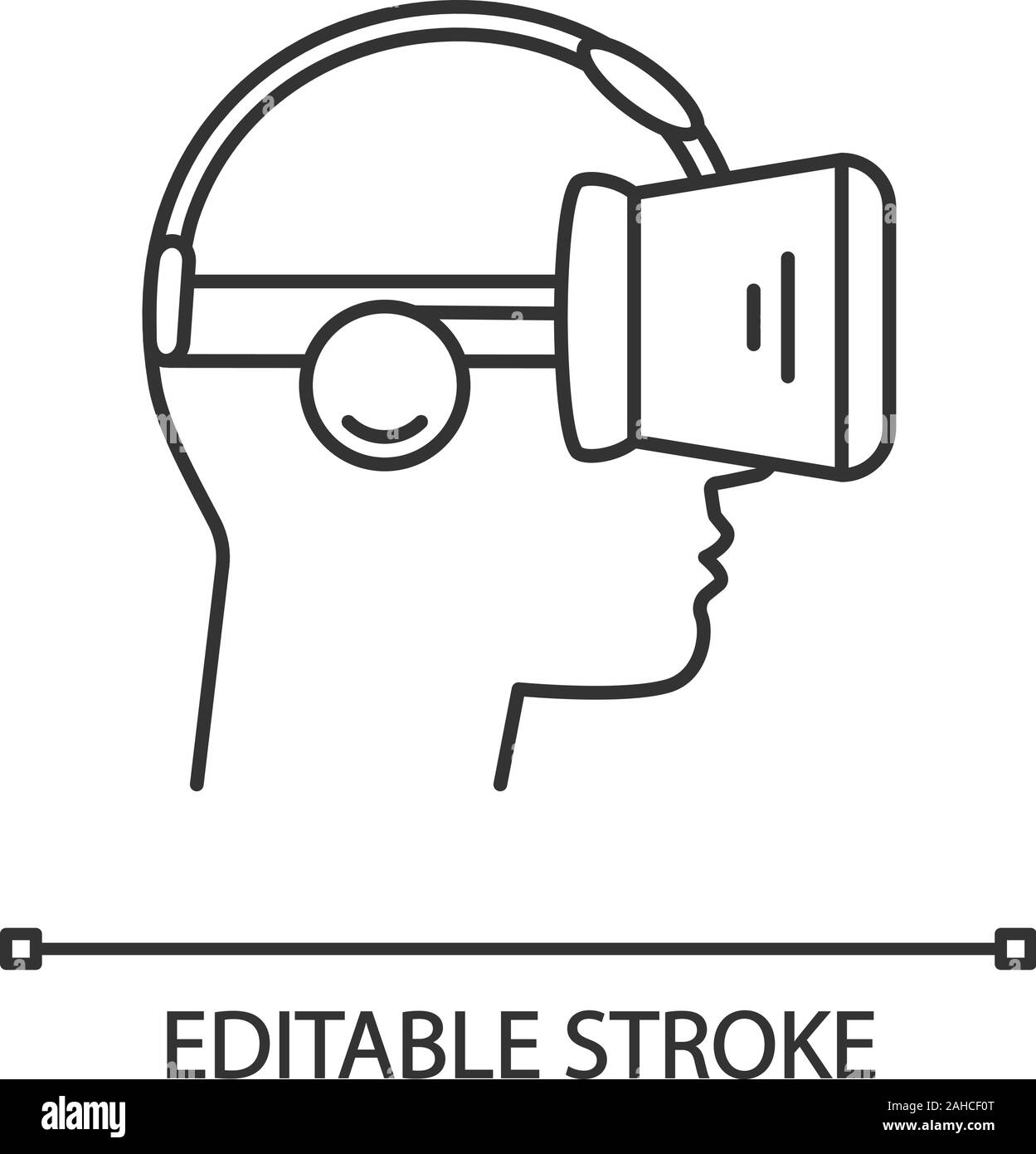 VR Player Vue de côté l'icône linéaire. Joueur de réalité virtuelle. Fine ligne illustration. 3D VR masque, lunettes, casque avec construit dans des écouteurs. Symbole de contour Illustration de Vecteur VR Player Vue de côté l'icône linéaire. Joueur de réalité virtuelle. Fine ligne illustration. 3D VR masque, lunettes, casque avec construit dans des écouteurs. Symbole de contour Illustration de Vecteur
