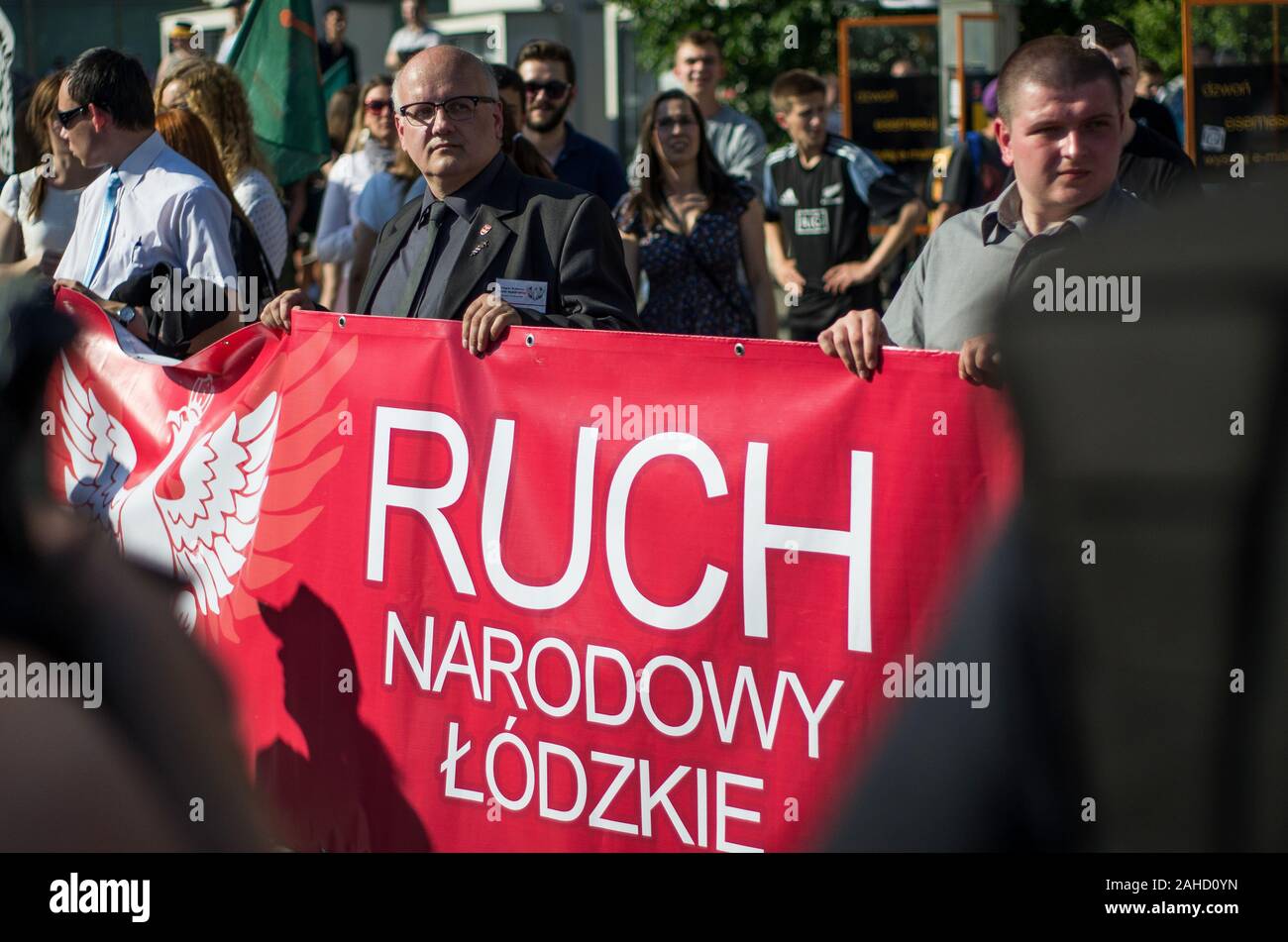 Parade pour l'égalité à Varsovie, Pologne Banque D'Images