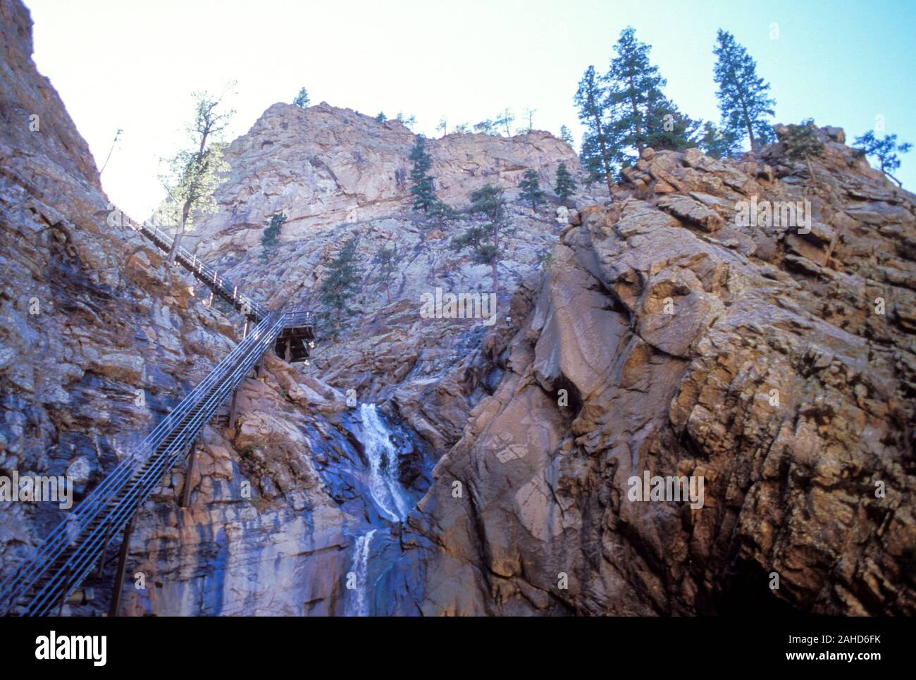 Sept Chutes/Mt. Cutler, 4610 Région, Colorado Banque D'Images