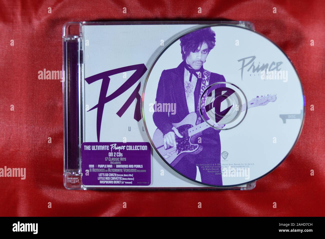 CD de musique Prince Ultimate Collection. Banque D'Images