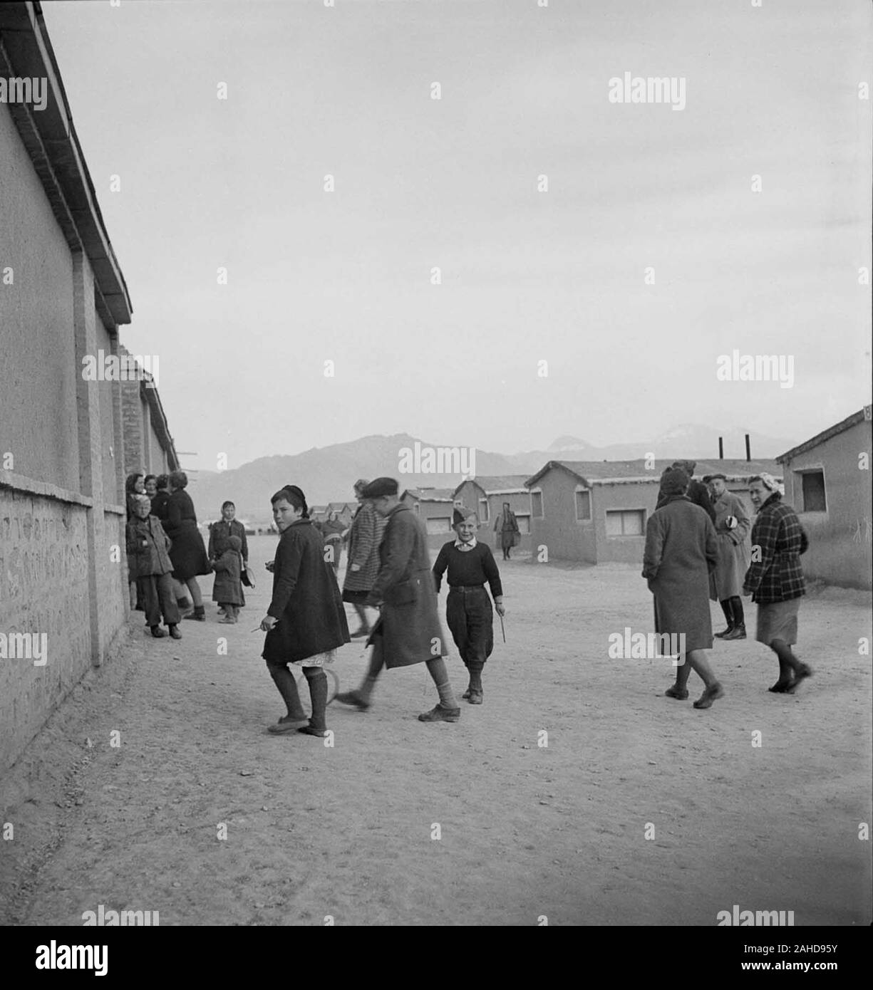 Réfugiés polonais en Iran, 1942-1945 Banque D'Images