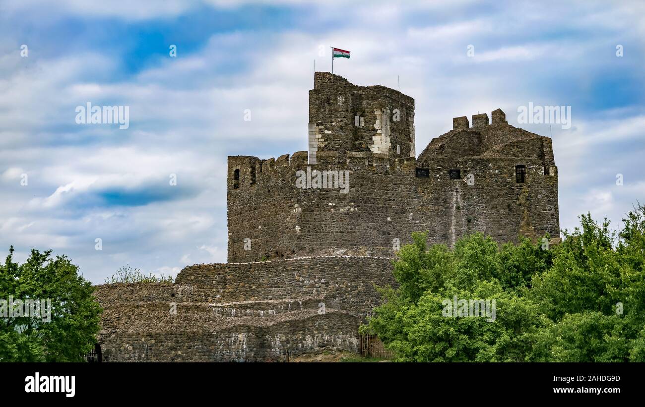L'Europe, la Hongrie, l'Nograd, Château de Holloko 13 siècle. Mate csak Banque D'Images