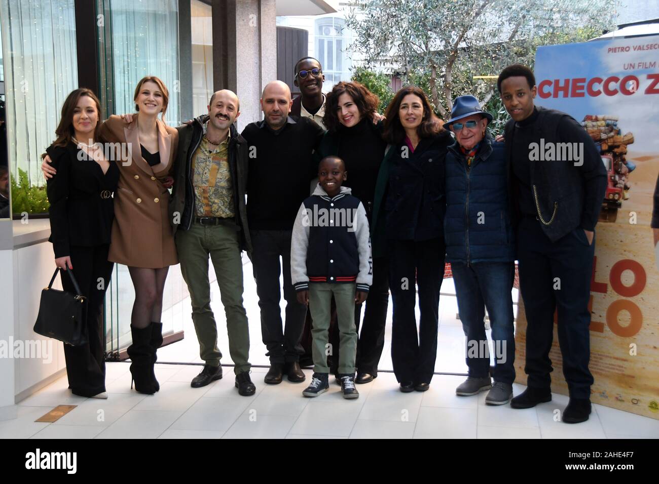 Le Méridien Roma Rome Visconti 27 dic 2019 - Présentation du film l'acteur TOLO TOLO : Giuseppe Andidero Crédit Banque D'Images
