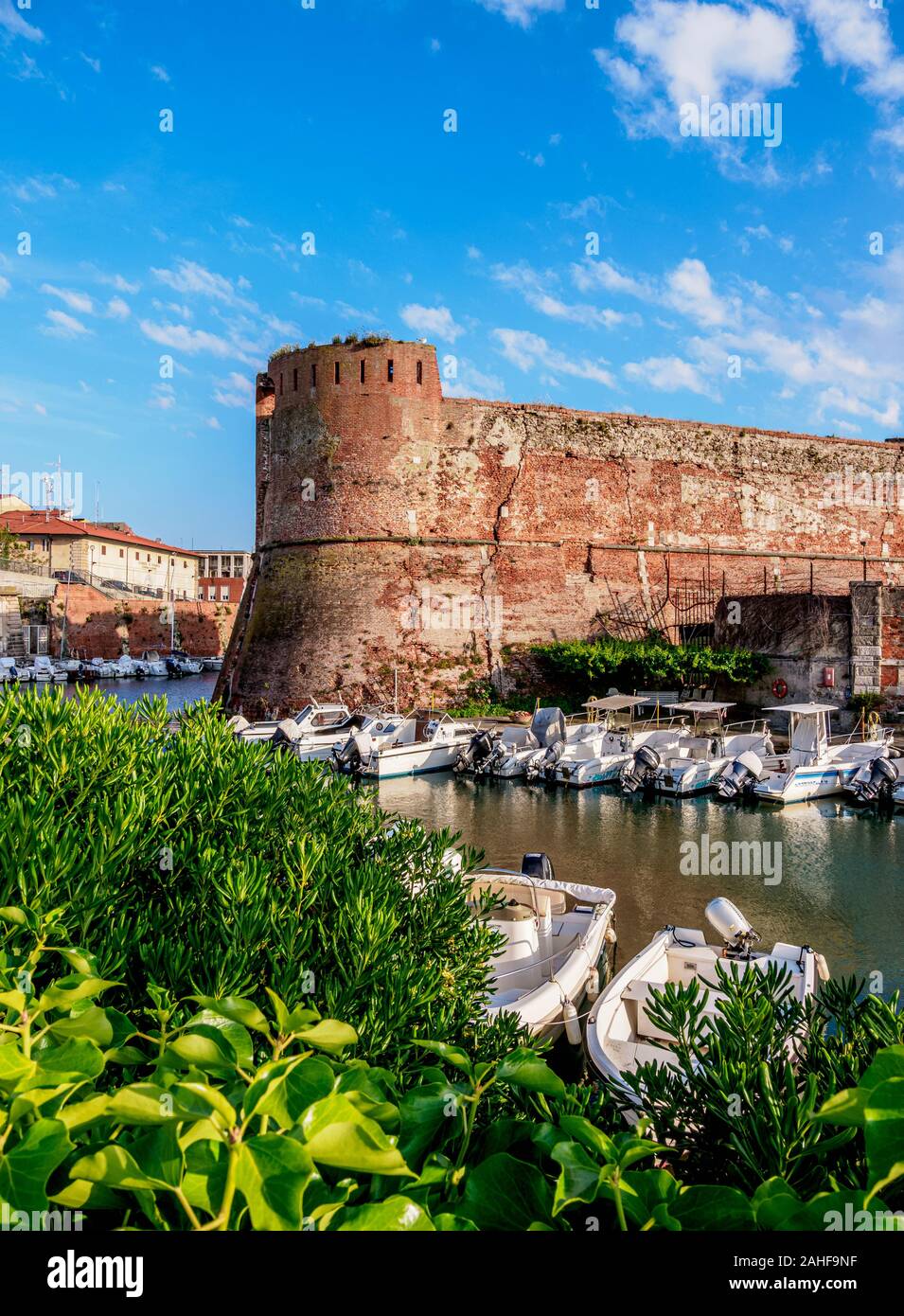 La Fortezza Vecchia, Livourne, Toscane, Italie Banque D'Images