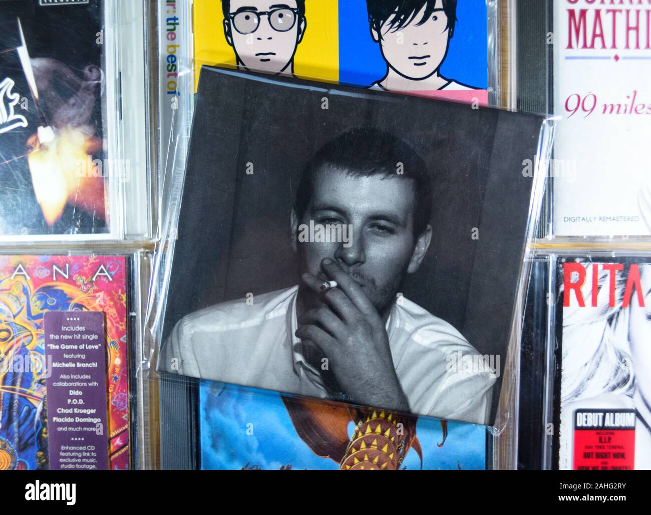 Disque compact. Arctic Monkeys CD. Banque D'Images Disque compact. Arctic Monkeys CD. Banque D'Images