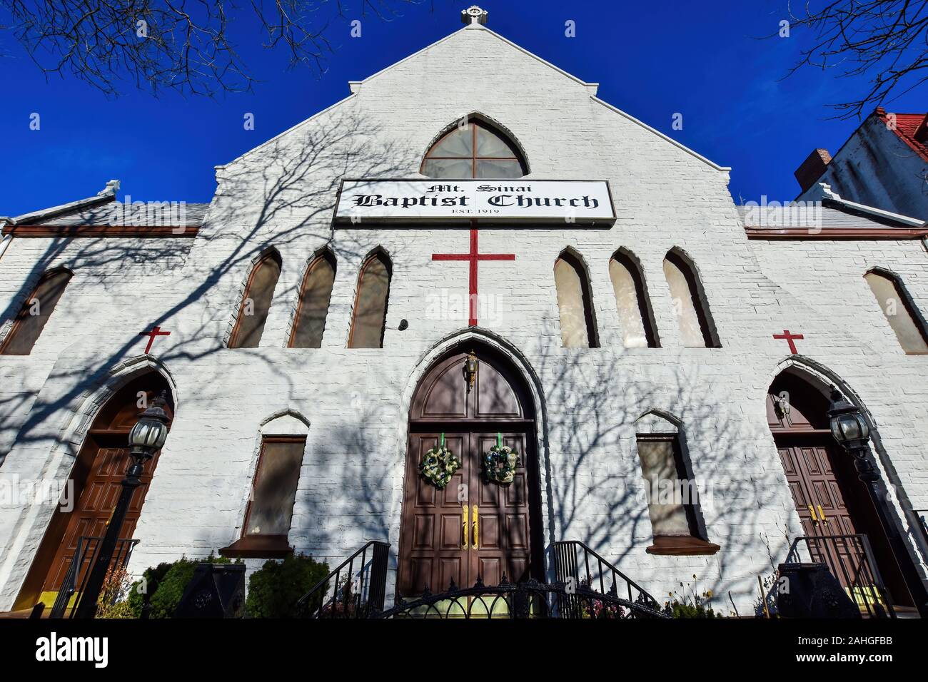 Mt. Église baptiste du Sinaï à Brooklyn, New York, NY, SUA. Banque D'Images