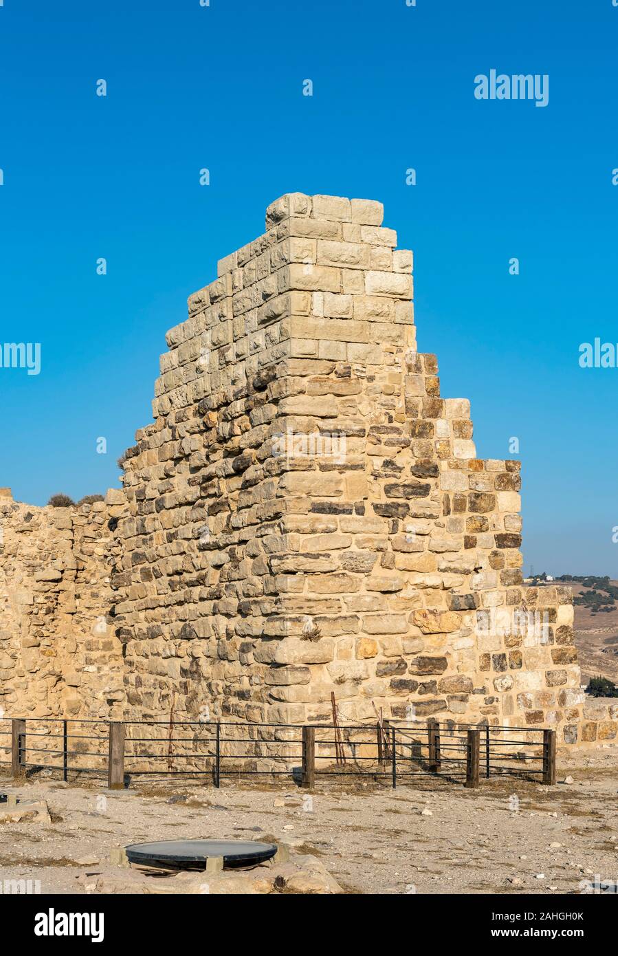 Château de Kerak, Al-Karak, Jordanie Banque D'Images