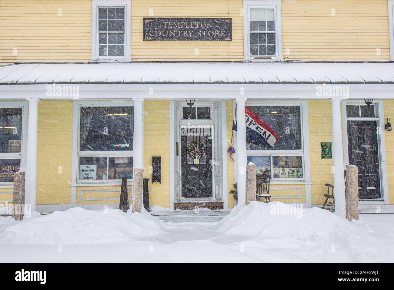 Le Templeton Country Store, Templeton, MA Banque D'Images