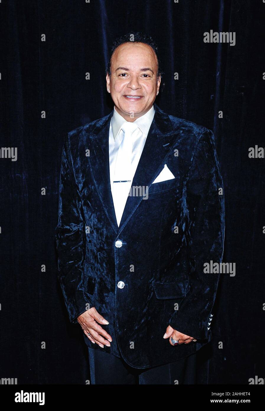 05 octobre 2019 - Hamilton, Ontario, Canada. Singer Mark Scott des Miracles Revue coulisses à ''Ce qu'une nuit - Living Legends'' à la FirstOntario Salle de Concert. (Crédit Image : © Perniac Brant/AdMedia via Zuma sur le fil) Banque D'Images