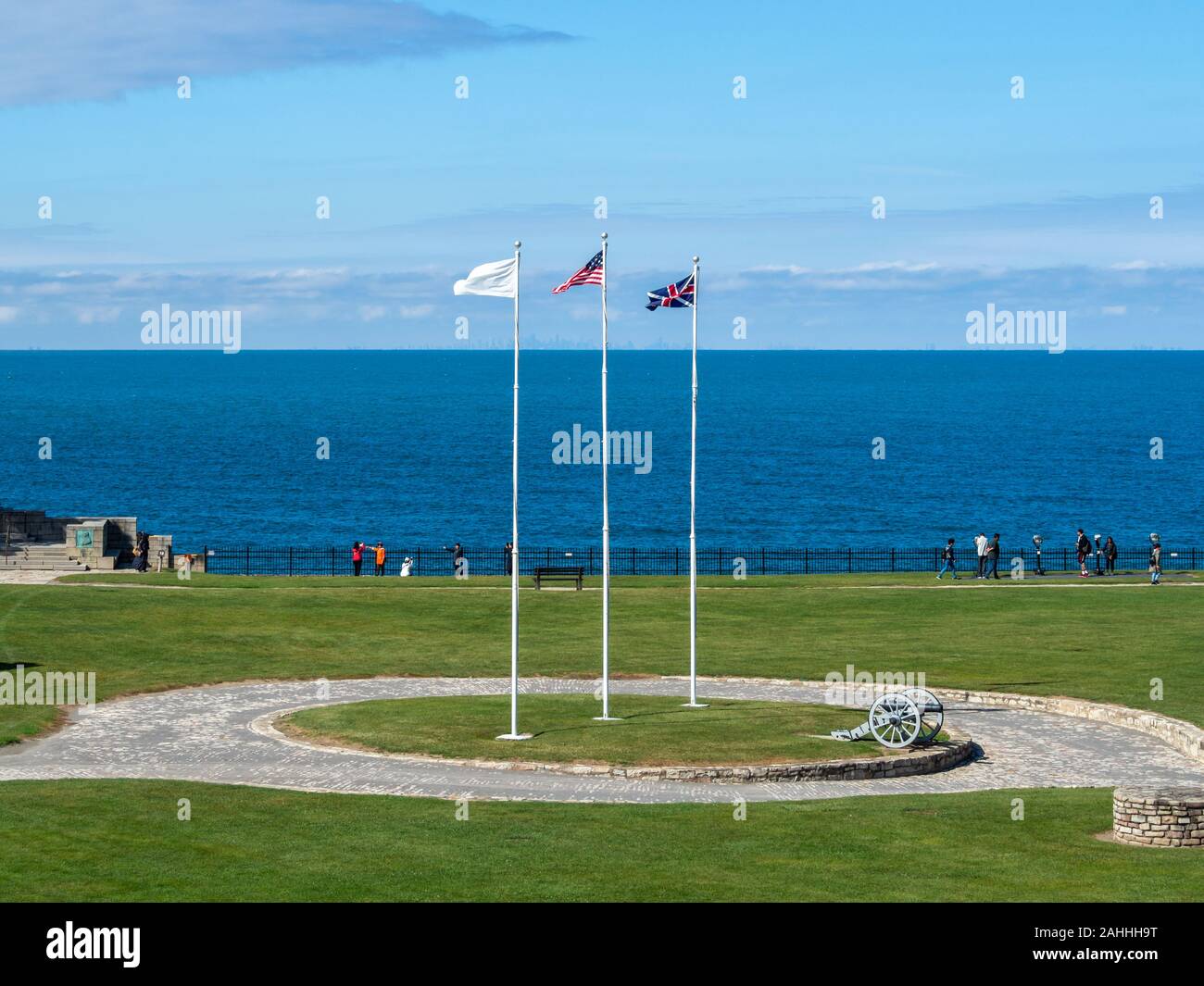 Le Fort Niagara, État de New York, États-Unis d'Amérique : [ State Park et musée et site historique, la fortification française ] Banque D'Images