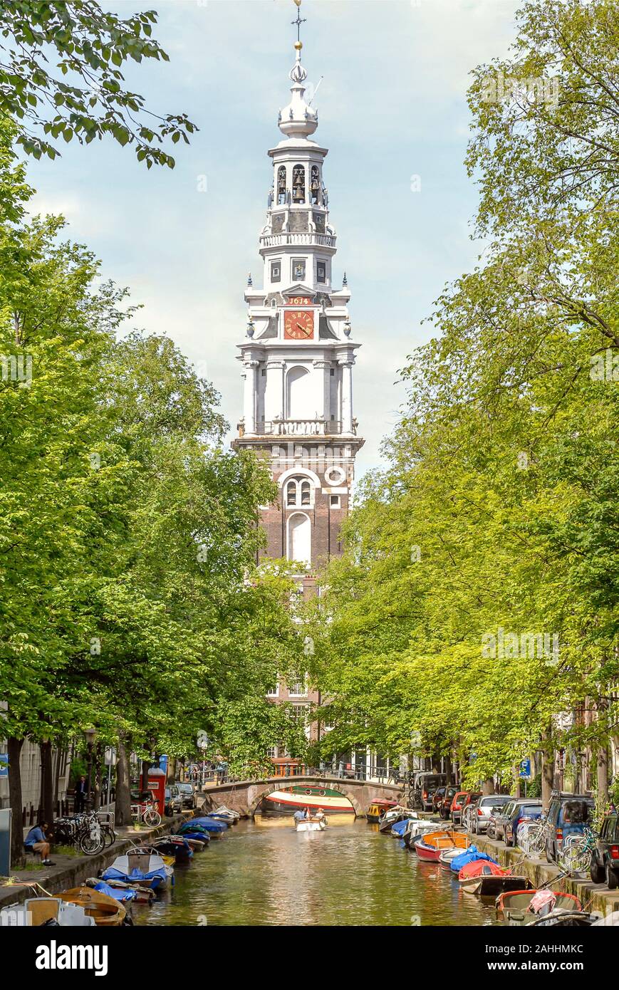 Oude Kerk à Amsterdam, Pays-Bas Banque D'Images